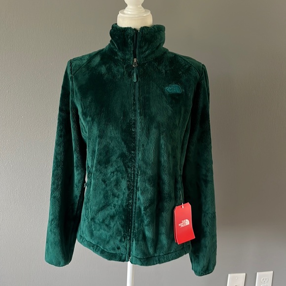 The North Face Jackets & Blazers - The North Face Osito 2 Botanical Garden Green Sherpa Zip Front Jacket New